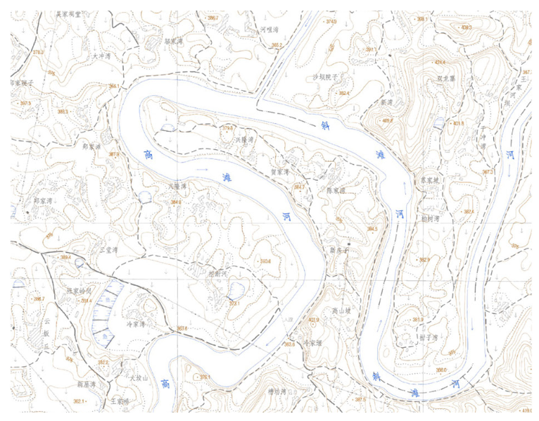 圖 3 場地等高線地形圖(作者自繪).png